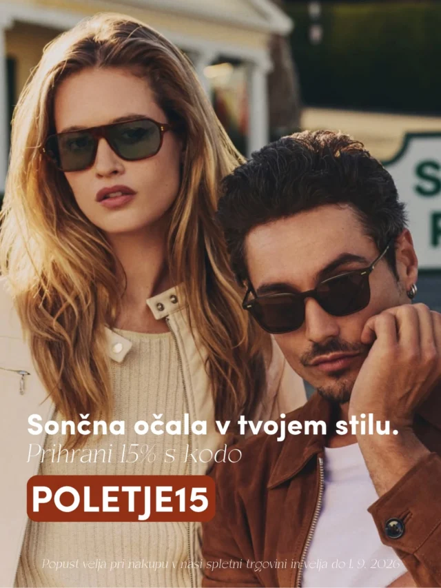 Poletje je v polnem zamahu. ☀️😎🐙🪸

Ne pozabi na POLETJE15 in prihrani pri spletnem nakupu. 🙌🏻